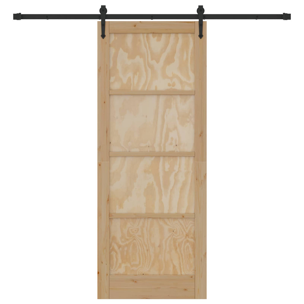 Porta scorrevole ORKDAL legno pino naturale 83 x 211 cm