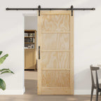 Porta scorrevole ORKDAL Naturale 86 x 198,5 cm legno pino