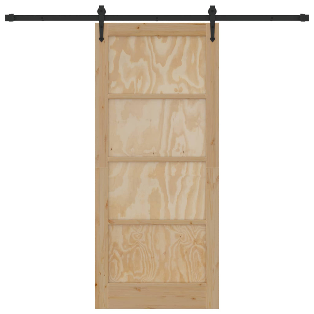 Porta scorrevole ORKDAL Naturale 86 x 198,5 cm legno pino