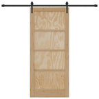 Porta scorrevole ORKDAL Naturale 86 x 198,5 cm legno pino