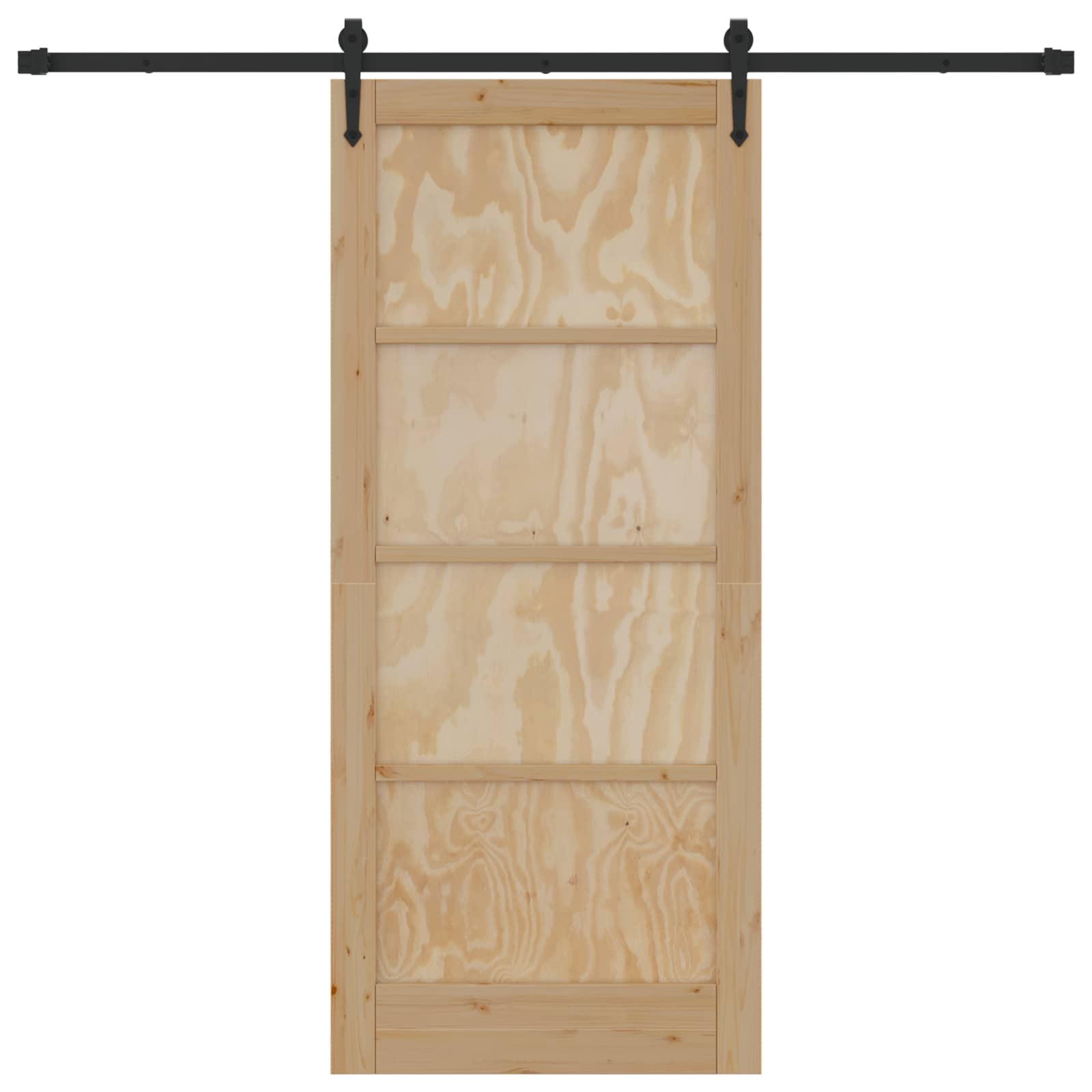 Porta scorrevole ORKDAL Naturale 86 x 198,5 cm legno pino