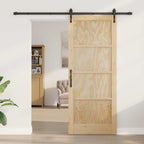 Porta Scorrevole ORKDAL Legno Pino Naturale 86 x 211 cm