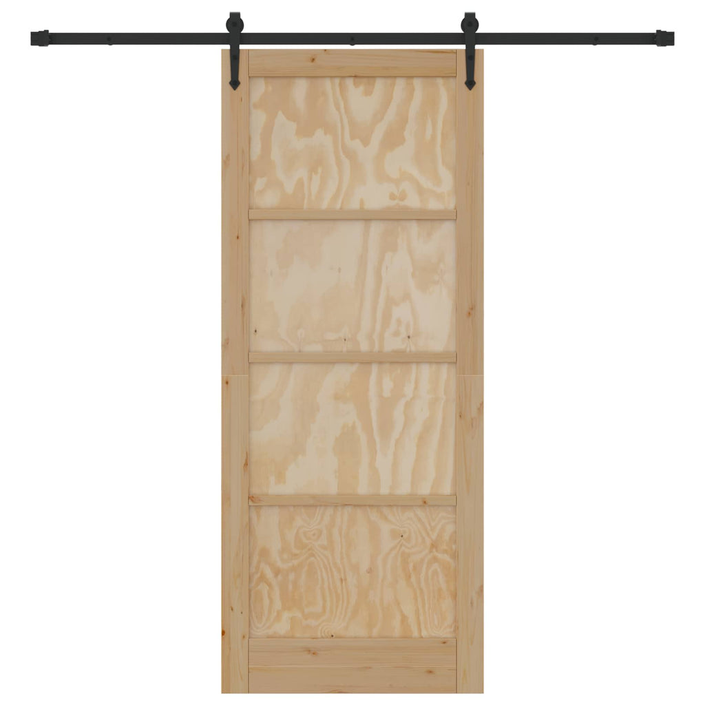 Porta Scorrevole ORKDAL Legno Pino Naturale 86 x 211 cm