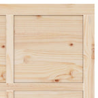 Porta scorrevole in legno massello di pino 80 x 208 cm colore naturale