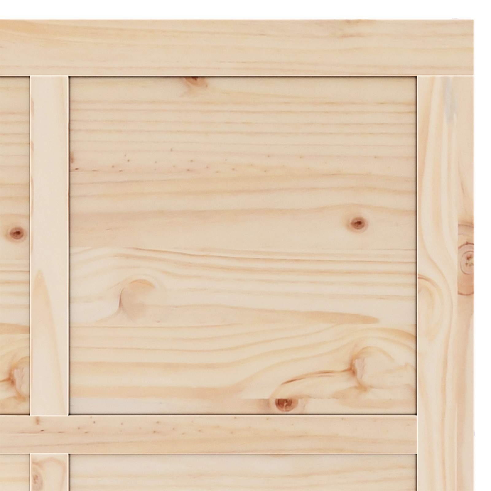 Porta scorrevole in legno massello di pino naturale 90 x 208 cm
