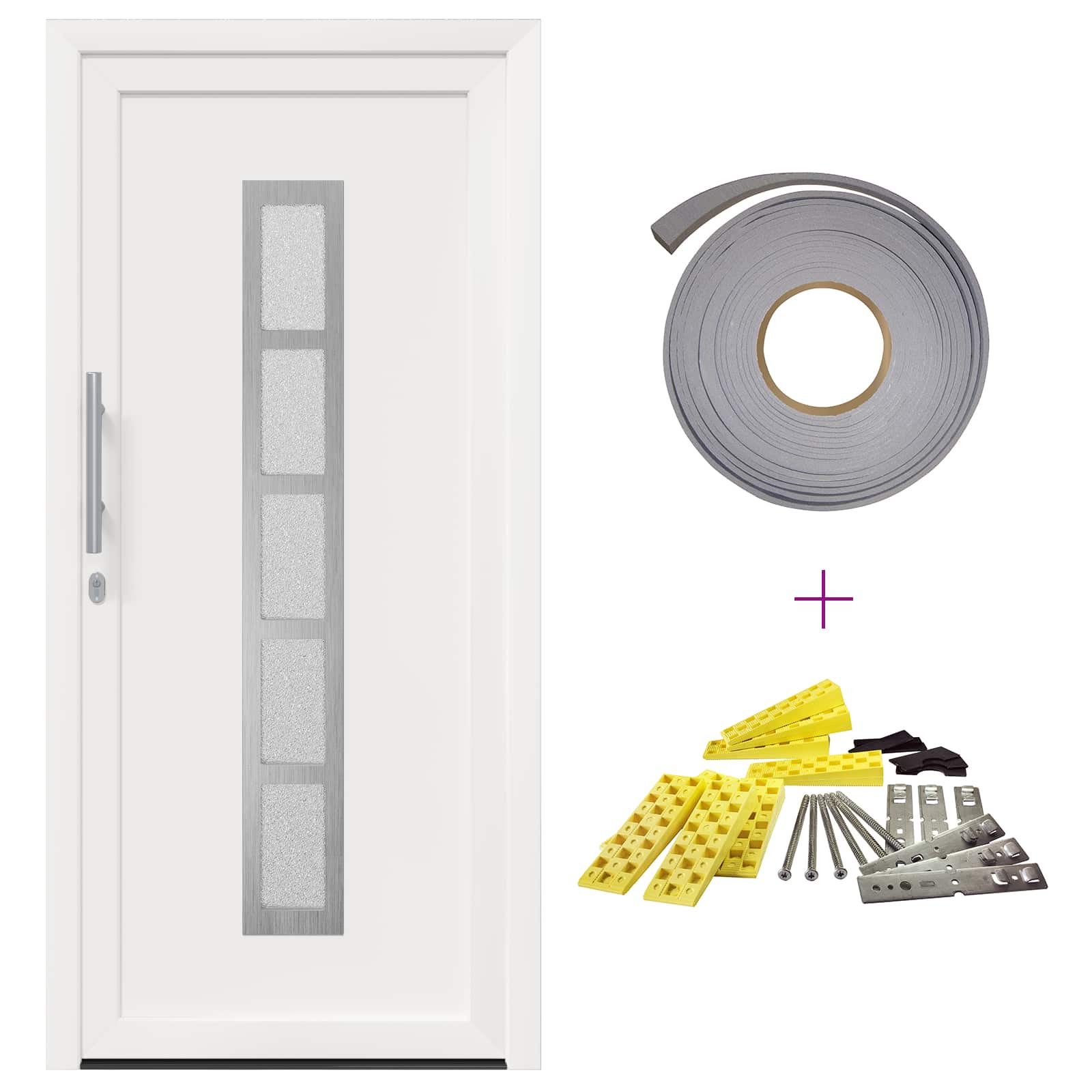 Porta Frontale Bianco 88 x 200 cm PVC