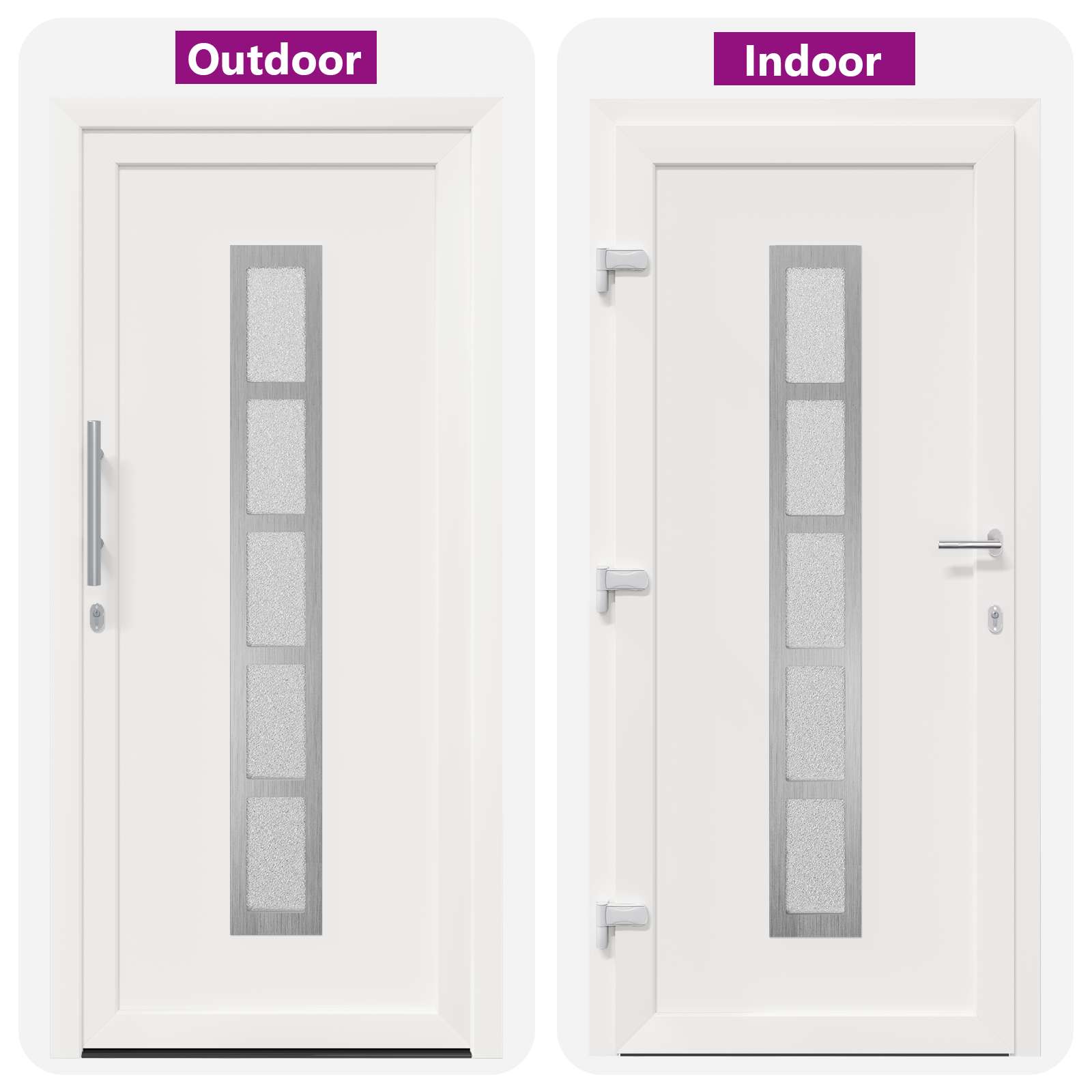Porta Frontale Bianco 88 x 200 cm PVC