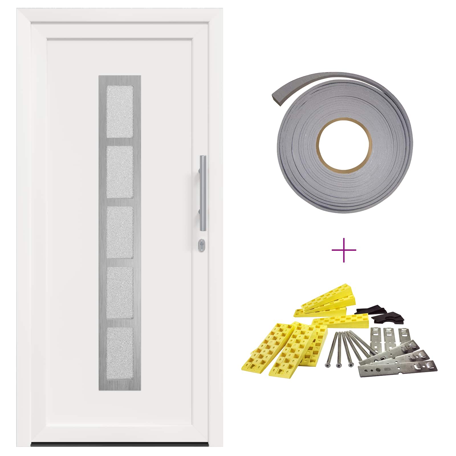 Porta Frontale Bianco 98 x 208 cm PVC