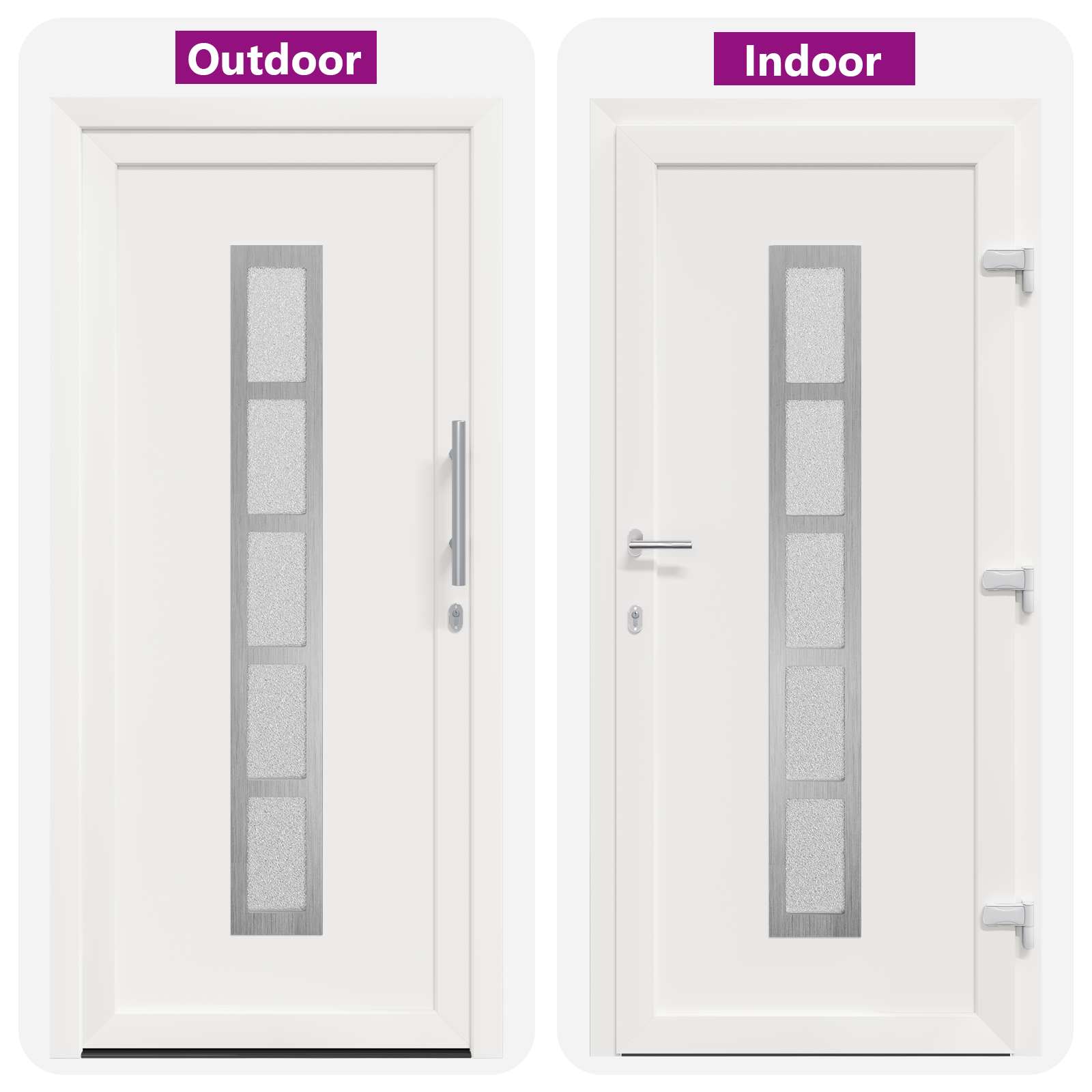Porta Frontale Bianco 108 x 208 cm PVC