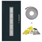 Porta Frontale Antracite 88 x 200 cm PVC