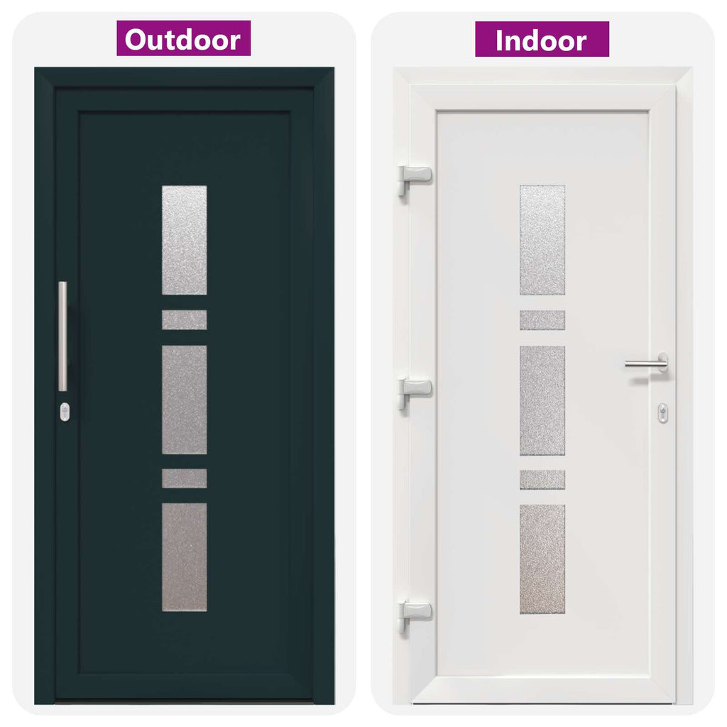 Porta Frontale Antracite 88 x 200 cm PVC