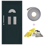 Porta Frontale Antracite 110 x 210 cm PVC