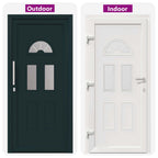 Porta Frontale Antracite 110 x 210 cm PVC