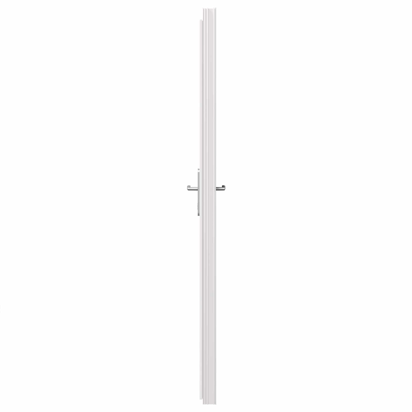 Porta d'ingresso laterale Antracite 88 x 198 cm PVC