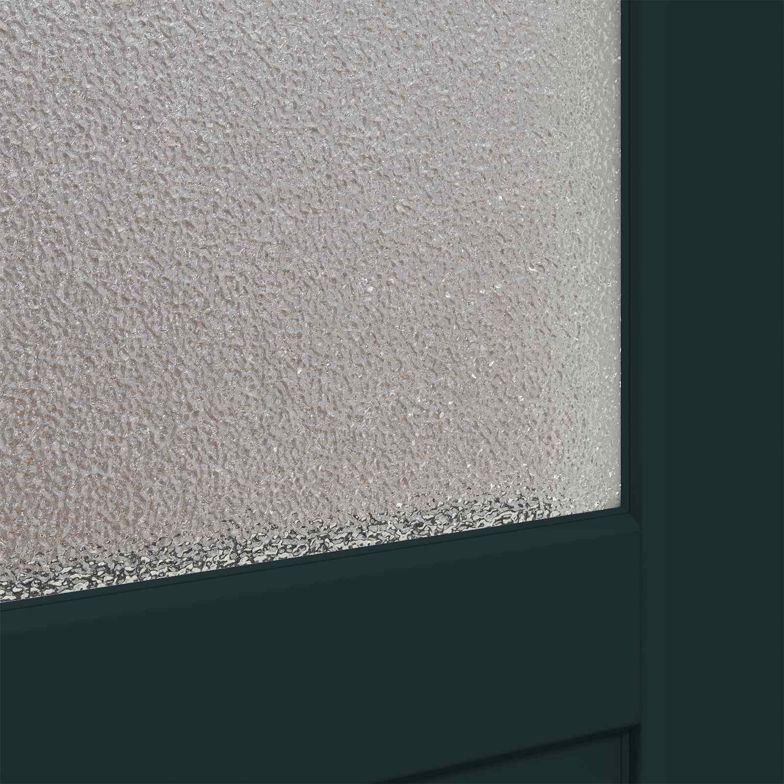 Porta d'ingresso laterale Antracite 88 x 198 cm PVC