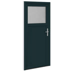 Porta d'ingresso laterale Antracite 88 x 198 cm PVC
