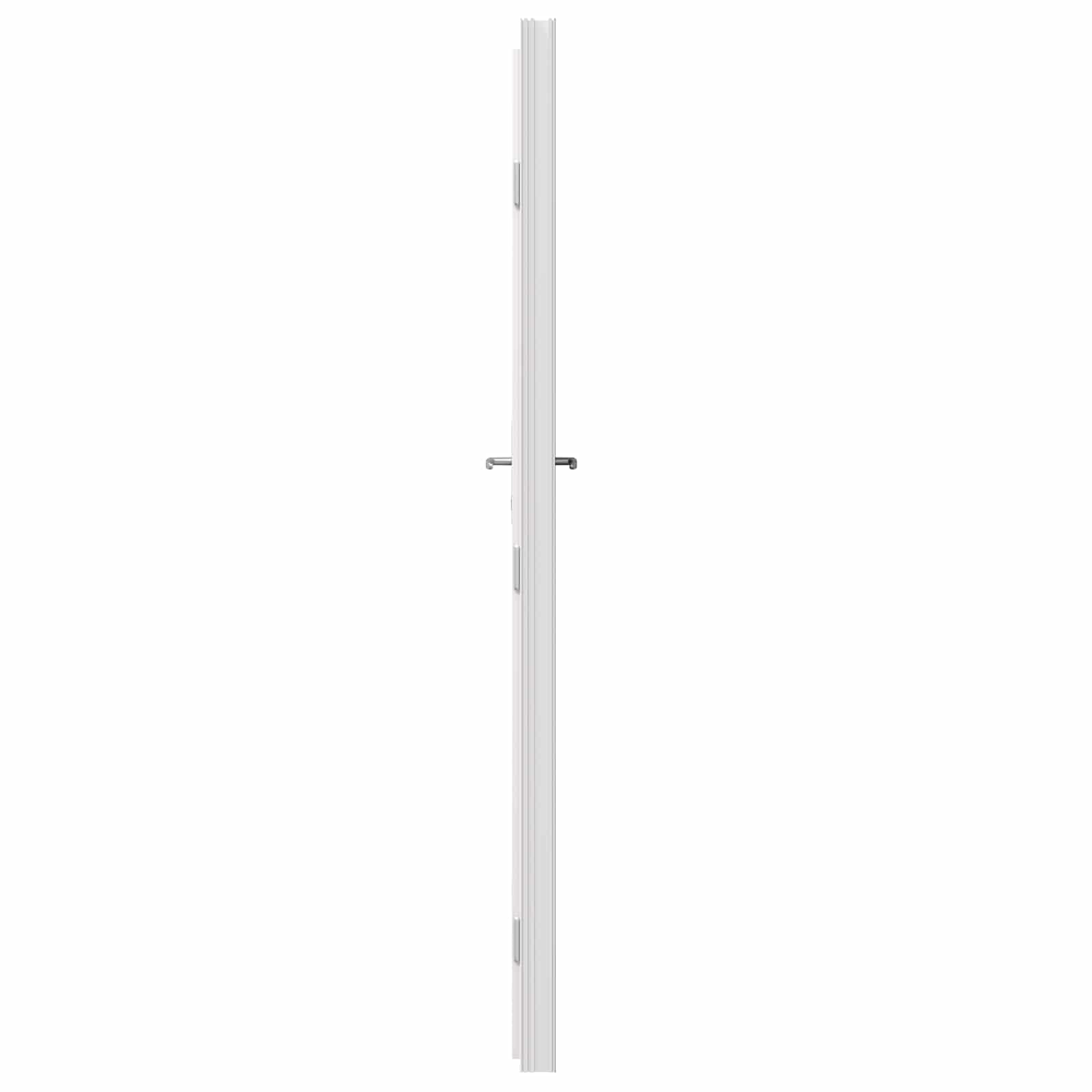 Porta d'ingresso laterale Antracite 88 x 198 cm PVC