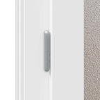 Porta d'ingresso laterale in PVC bianco 98 x 198 cm