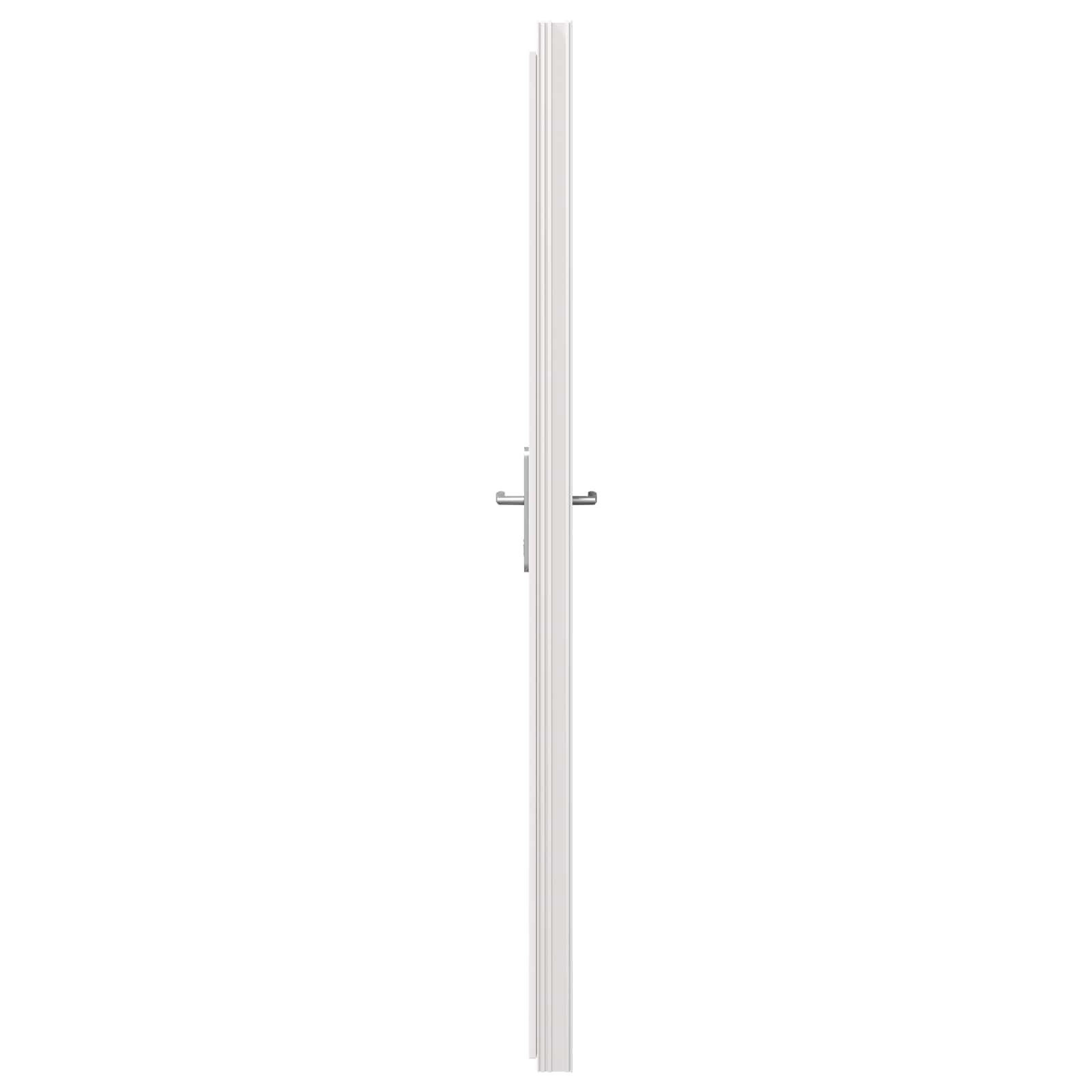 Porta d'ingresso laterale in PVC bianco 98 x 198 cm