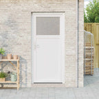 Porta d'ingresso laterale PVC bianco 88 x 198 cm