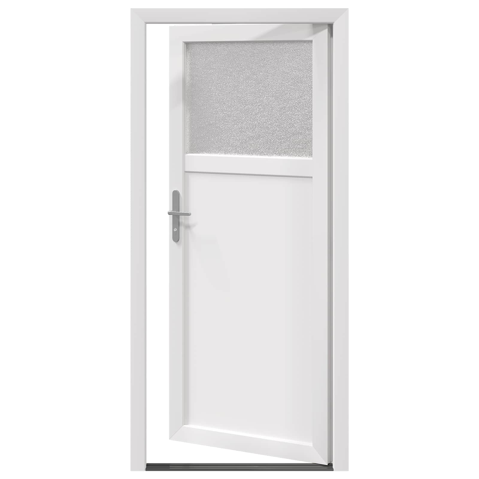 Porta d'ingresso laterale PVC bianco 88 x 198 cm