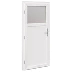 Porta d'ingresso laterale PVC bianco 88 x 198 cm