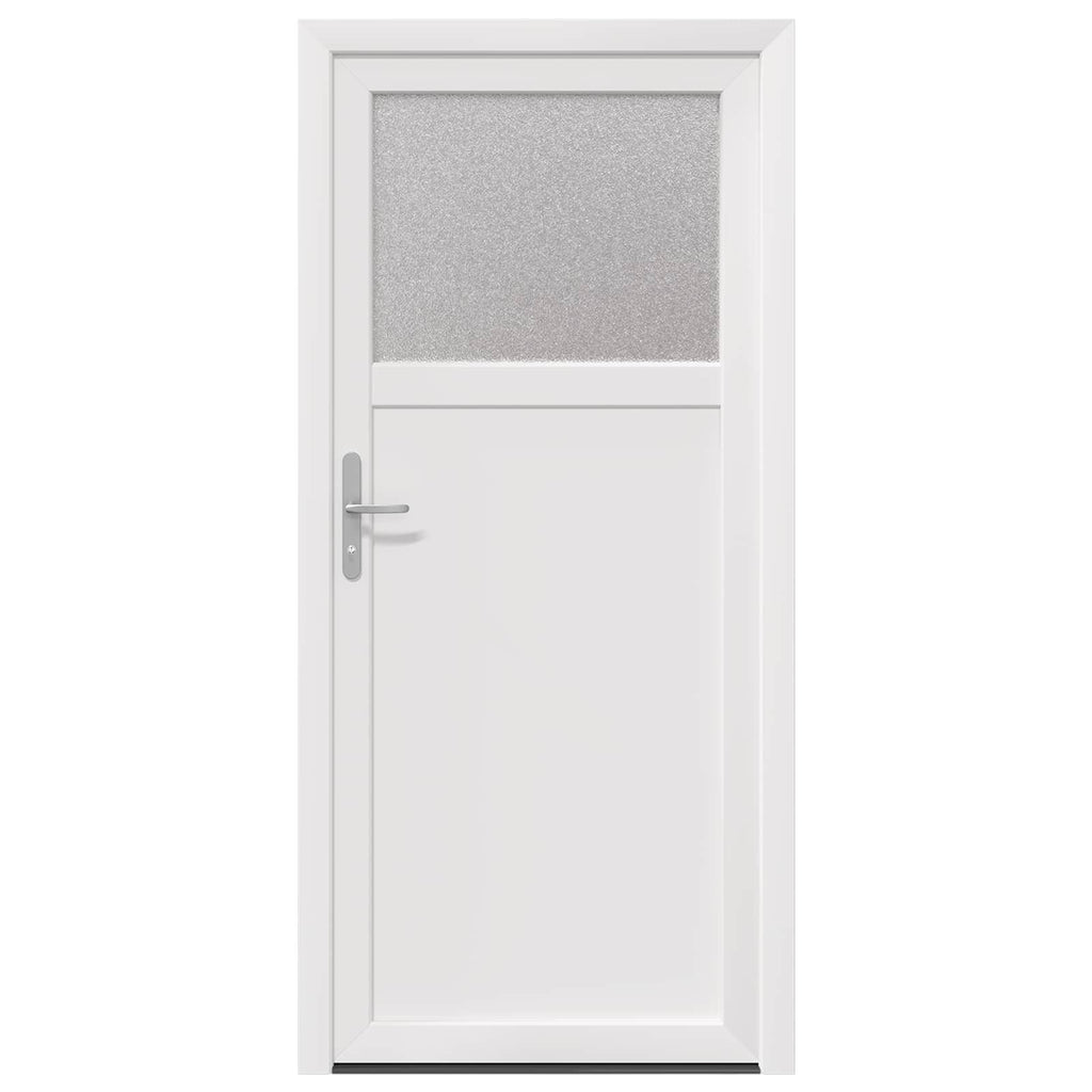 Porta d'ingresso laterale PVC bianco 88 x 198 cm