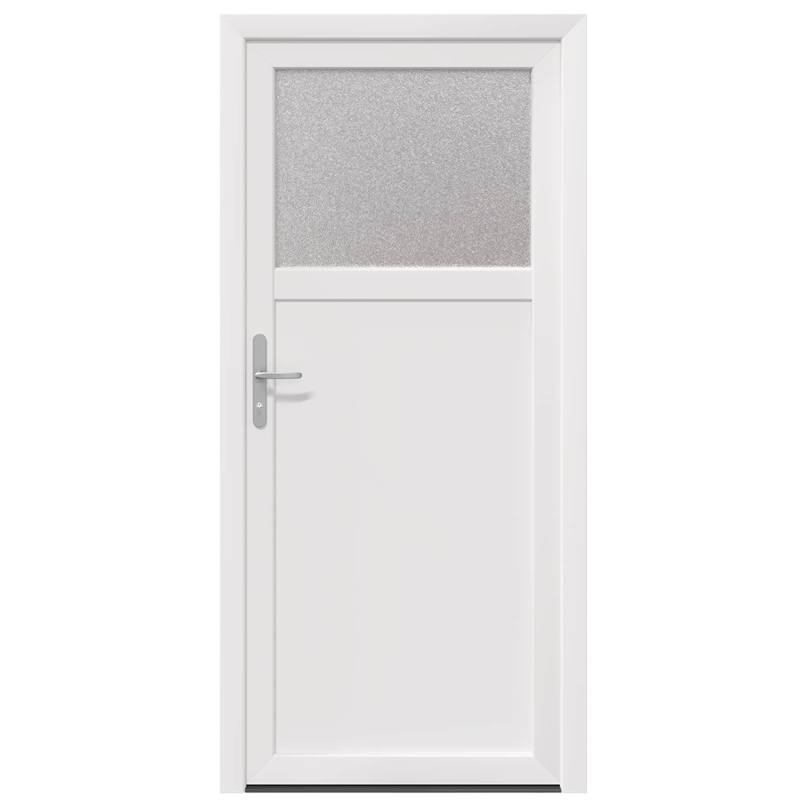 Porta d'ingresso laterale PVC bianco 88 x 198 cm