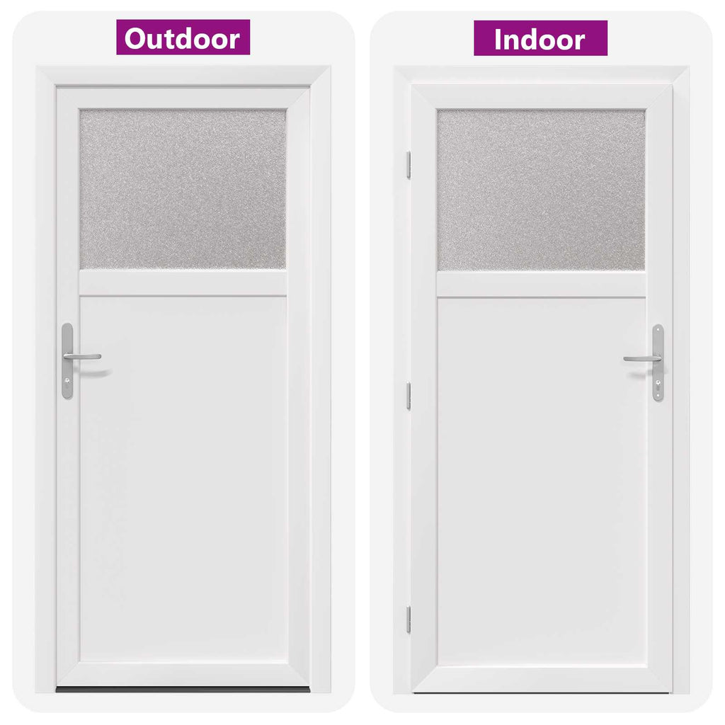 Porta d'ingresso laterale PVC bianco 88 x 198 cm