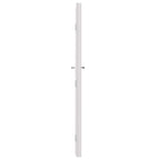 Porta d'ingresso laterale in PVC bianco 98 x 198 cm