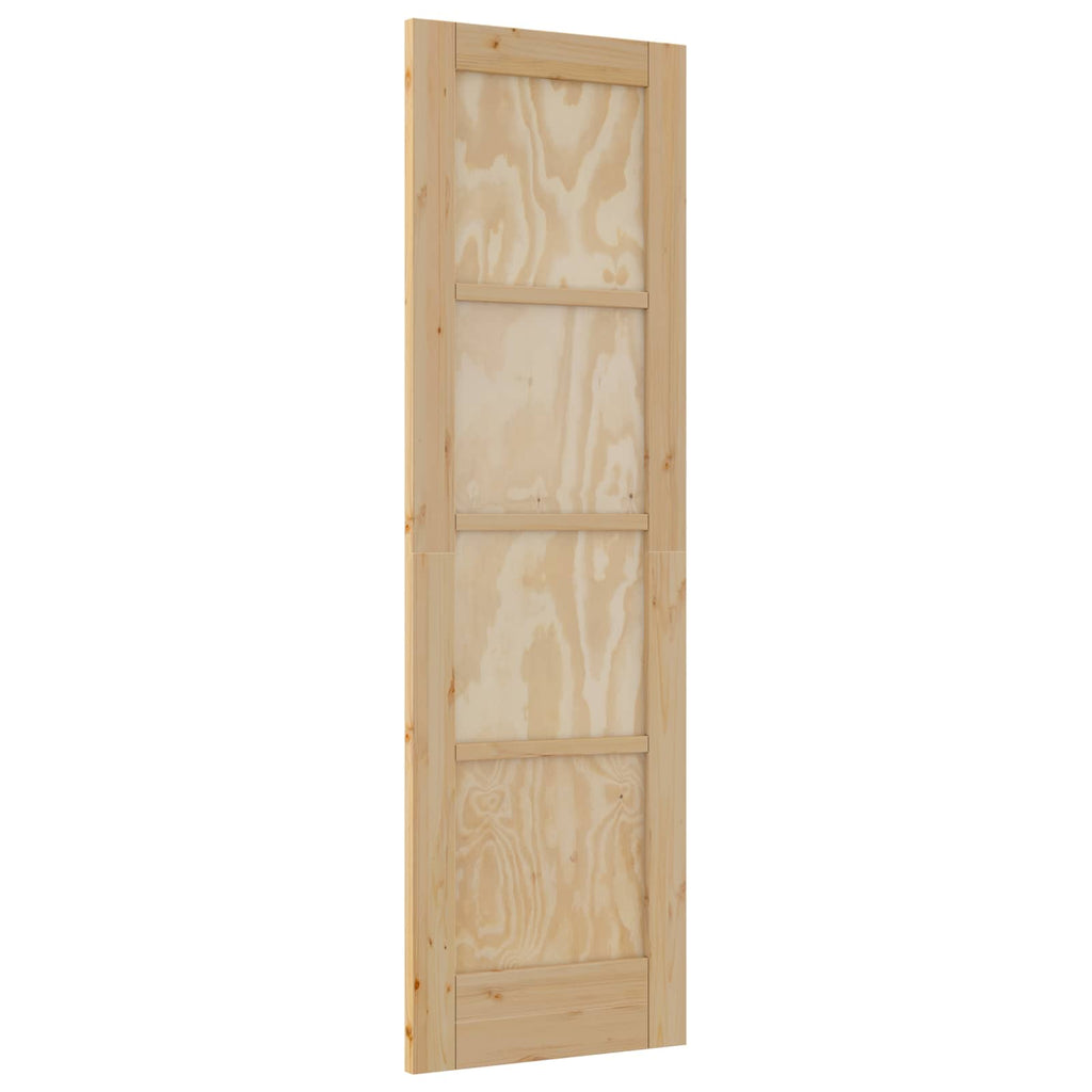 Porta Interna Scorrevole Naturale 61 x 198,5 cm Legno Compensato