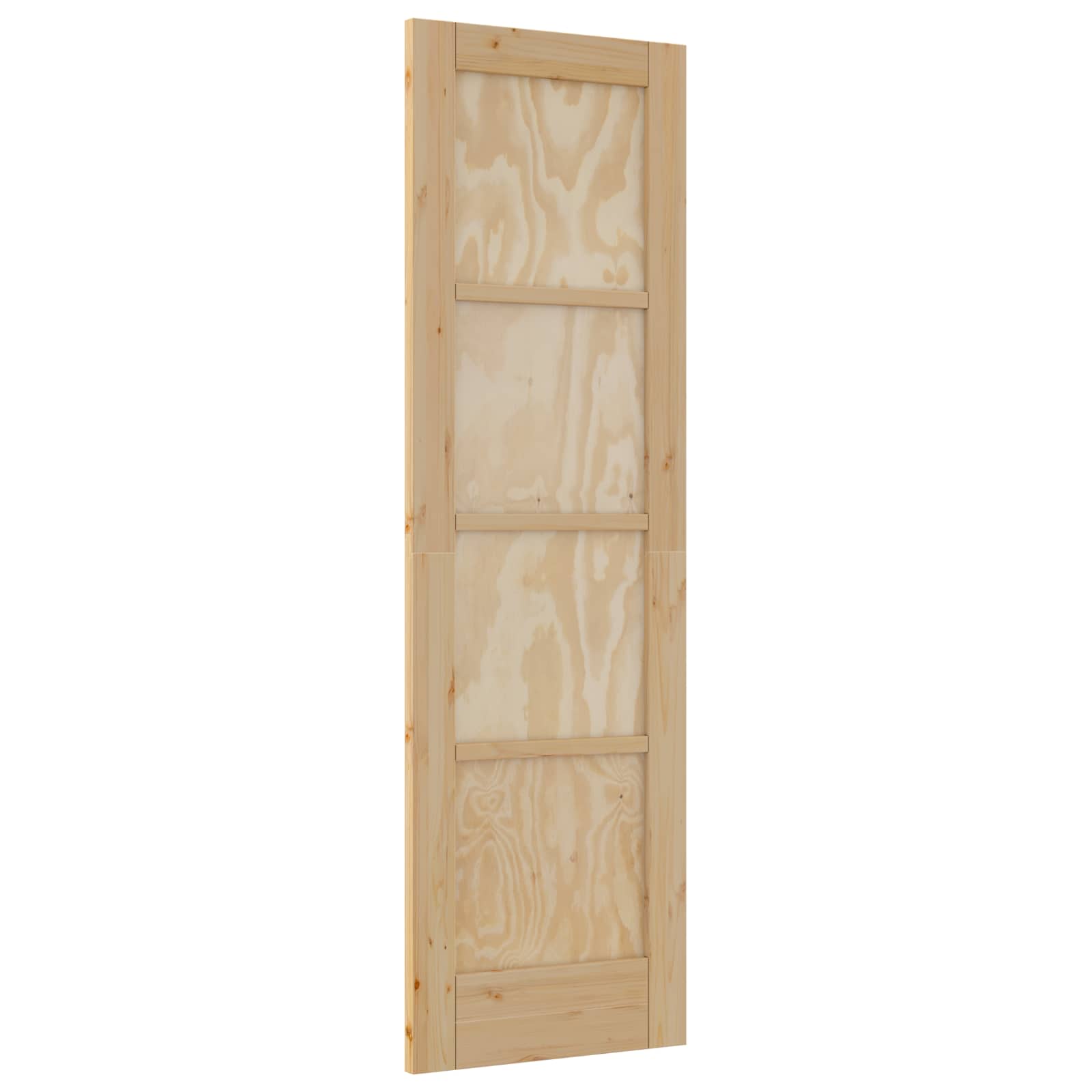 Porta Interna Scorrevole Naturale 61 x 198,5 cm Legno Compensato