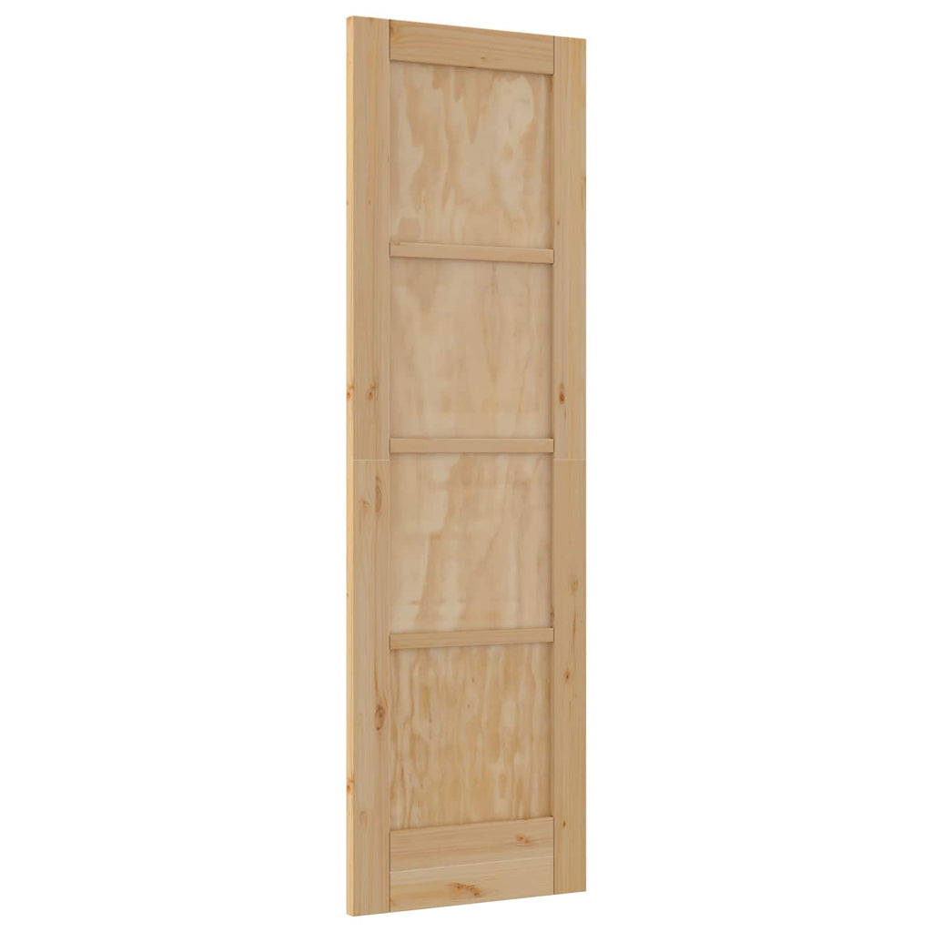 Porta Interna Scorrevole Naturale 61 x 198,5 cm Legno Compensato