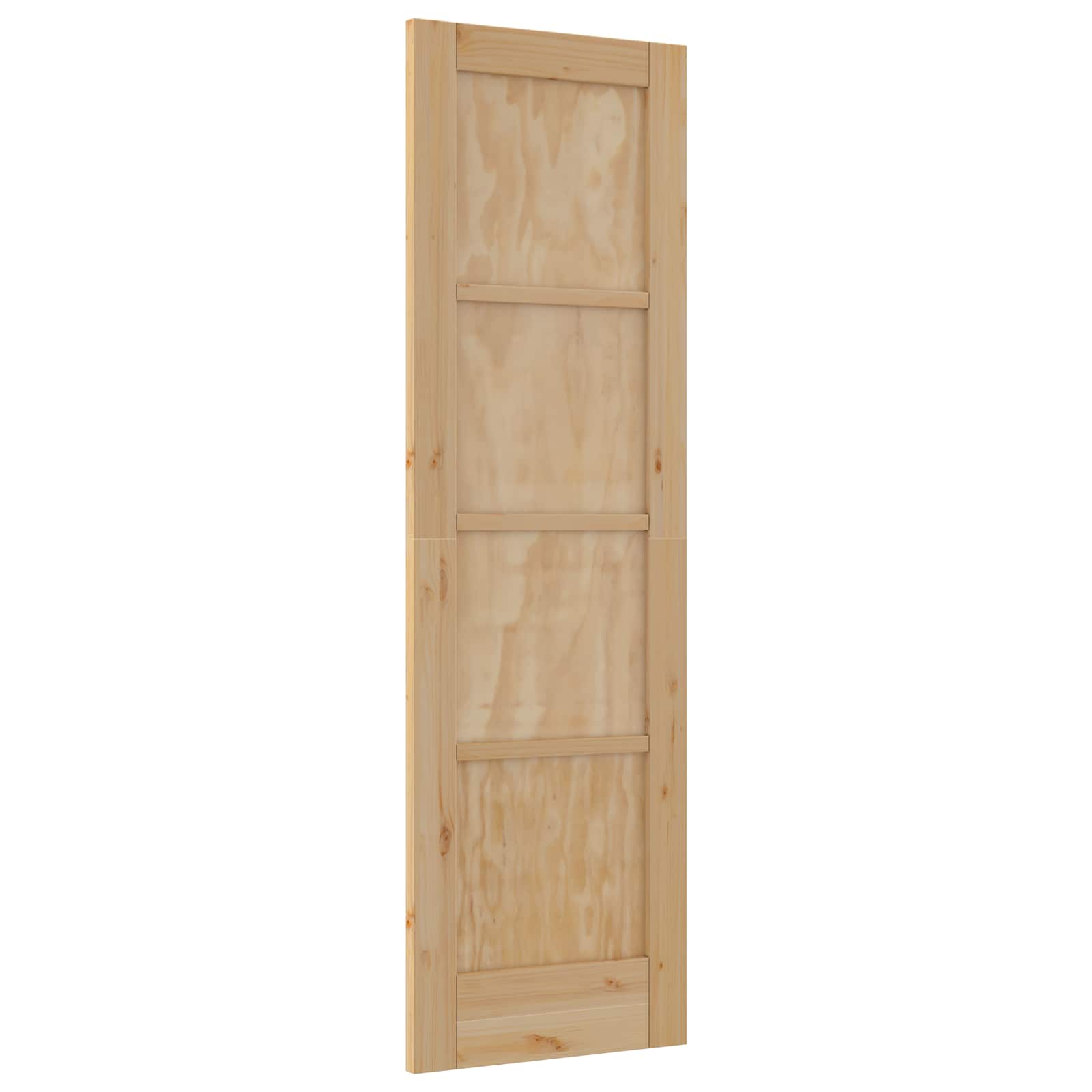 Porta Interna Scorrevole Naturale 61 x 198,5 cm Legno Compensato
