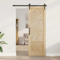 Porta Interna Scorrevole 73,5 x 211 cm Legno Compensato Naturale