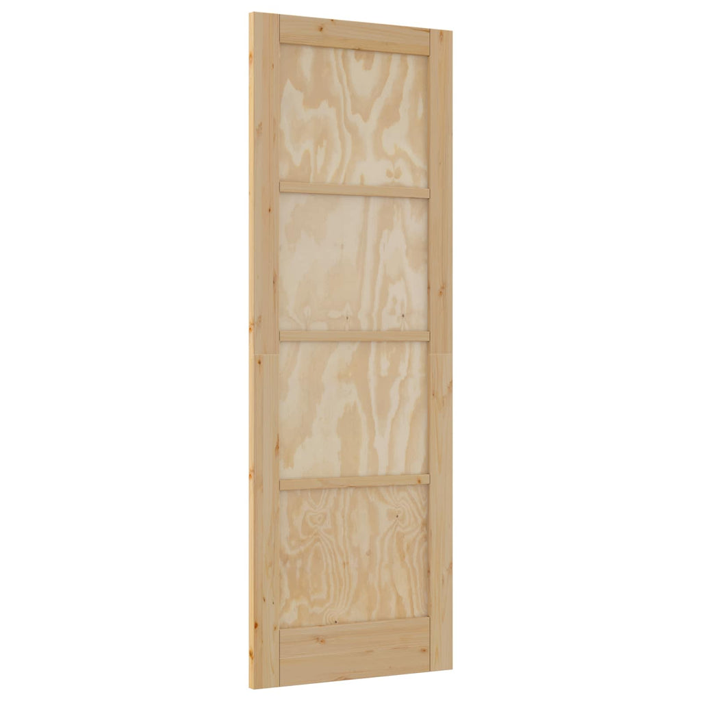 Porta Interna Scorrevole 73,5 x 211 cm Legno Compensato Naturale