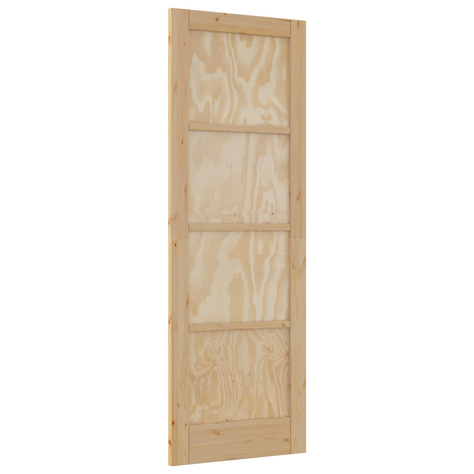 Porta Interna Scorrevole 73,5 x 211 cm Legno Compensato Naturale