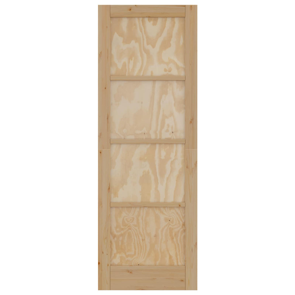 Porta Interna Scorrevole 73,5 x 211 cm Legno Compensato Naturale