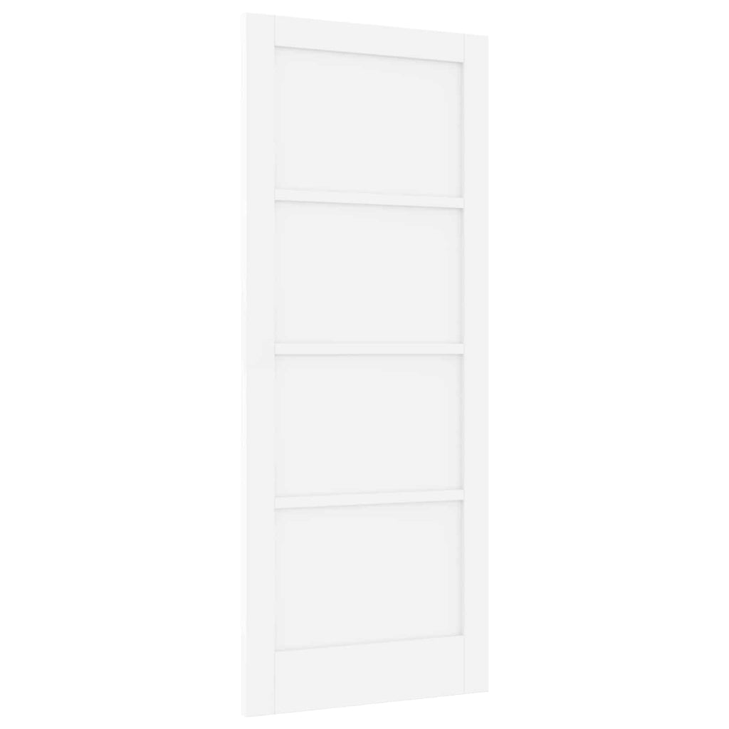 Porta Interna Scorrevole Bianco 83 x 202 cm Legno Compensato