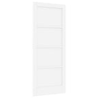 Porta Interna Scorrevole Bianco 83 x 202 cm Legno Compensato