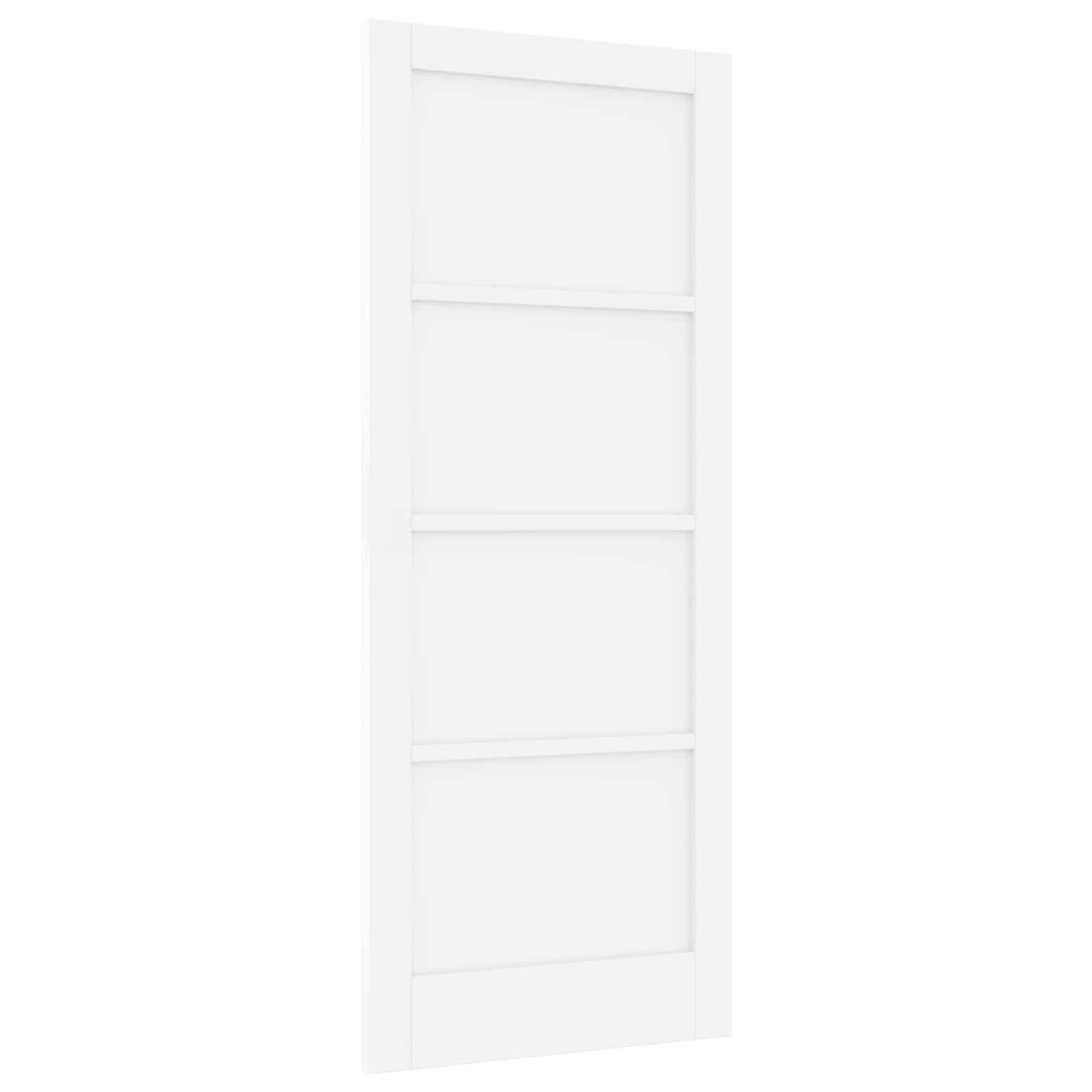 Porta Interna Scorrevole Bianco 83 x 202 cm Legno Compensato
