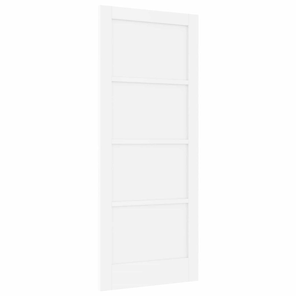 Porta Interna Scorrevole Bianco 83 x 202 cm Legno Compensato