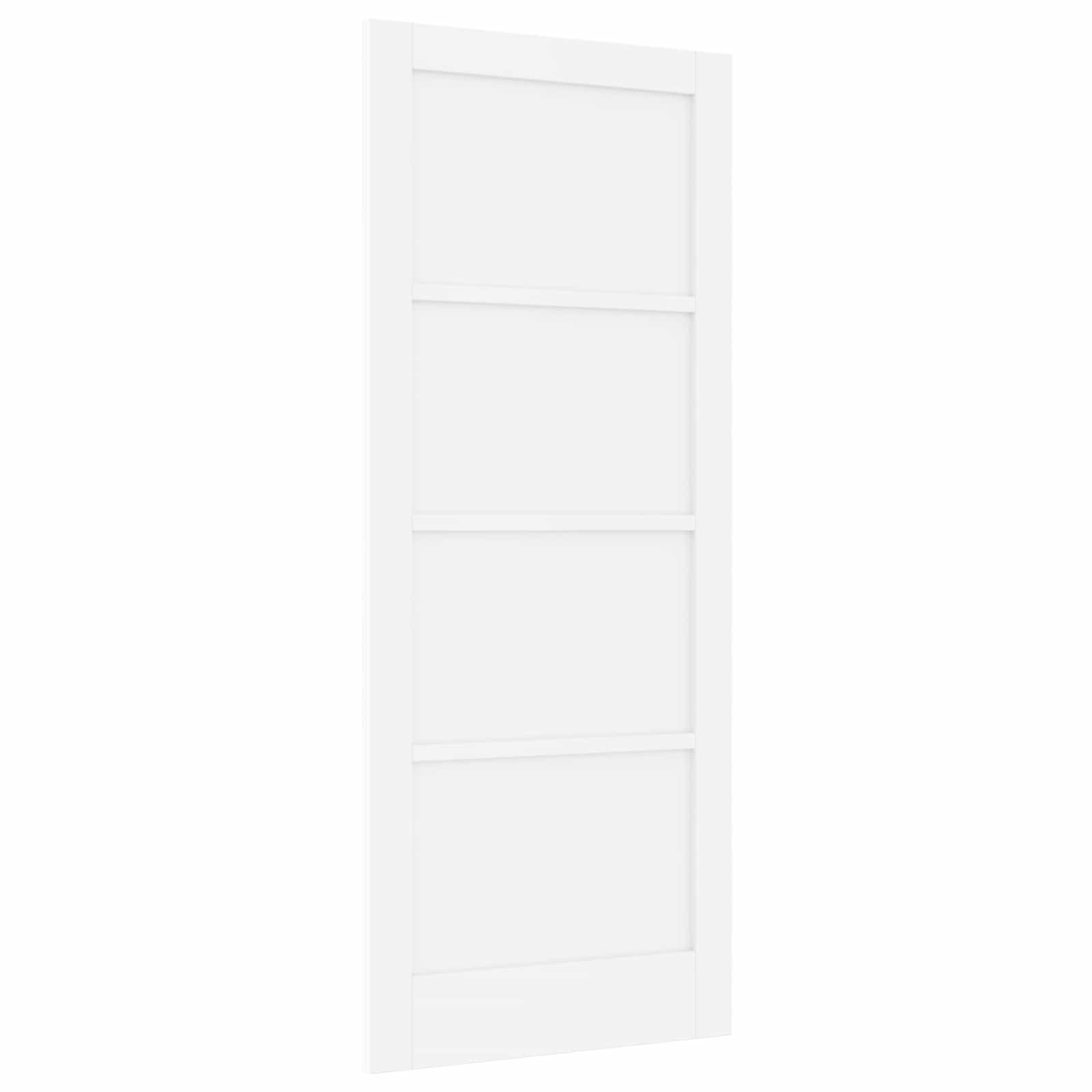Porta Interna Scorrevole Bianco 83 x 202 cm Legno Compensato