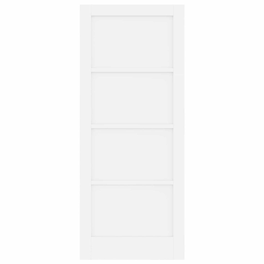 Porta Interna Scorrevole Bianco 83 x 202 cm Legno Compensato