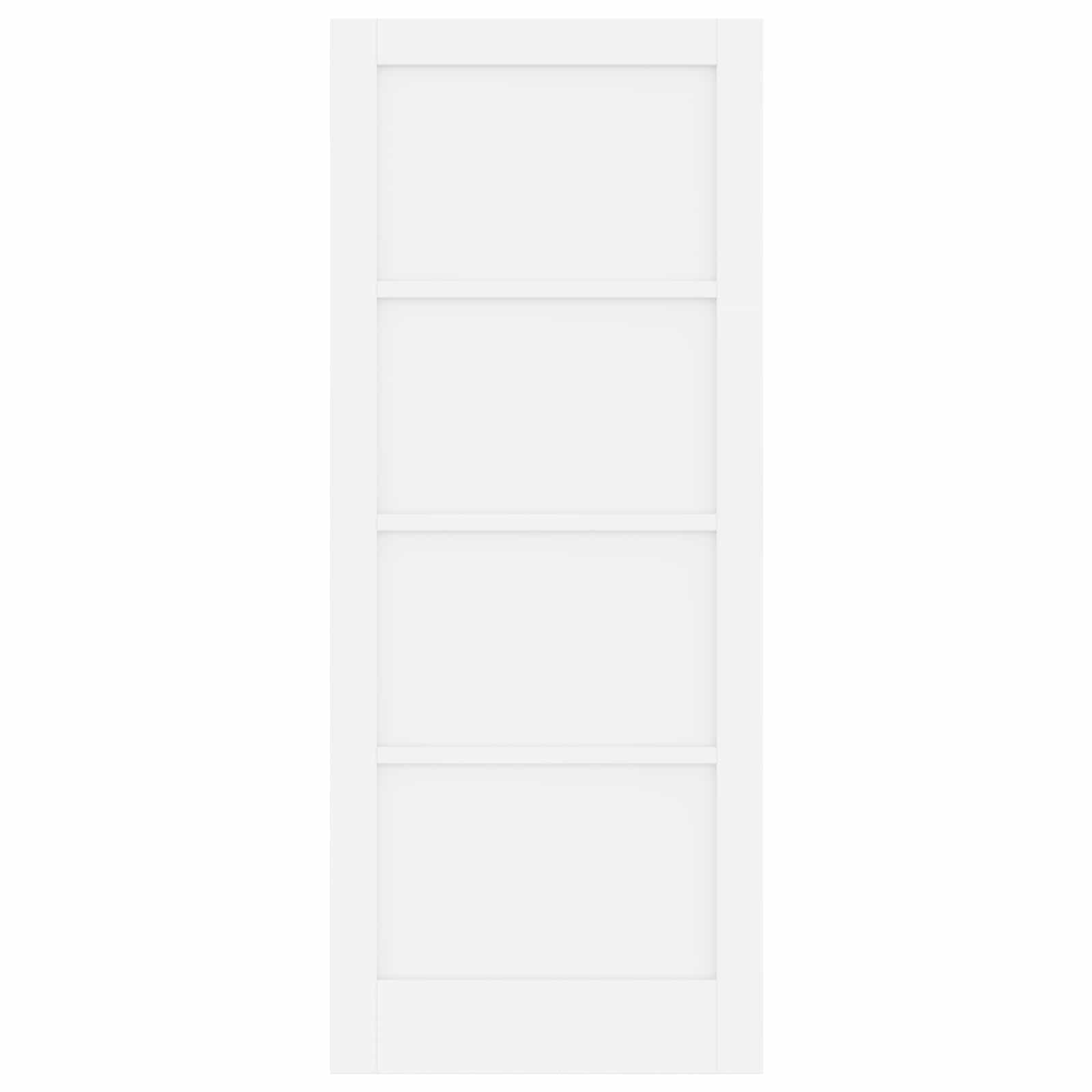 Porta Interna Scorrevole Bianco 83 x 202 cm Legno Compensato