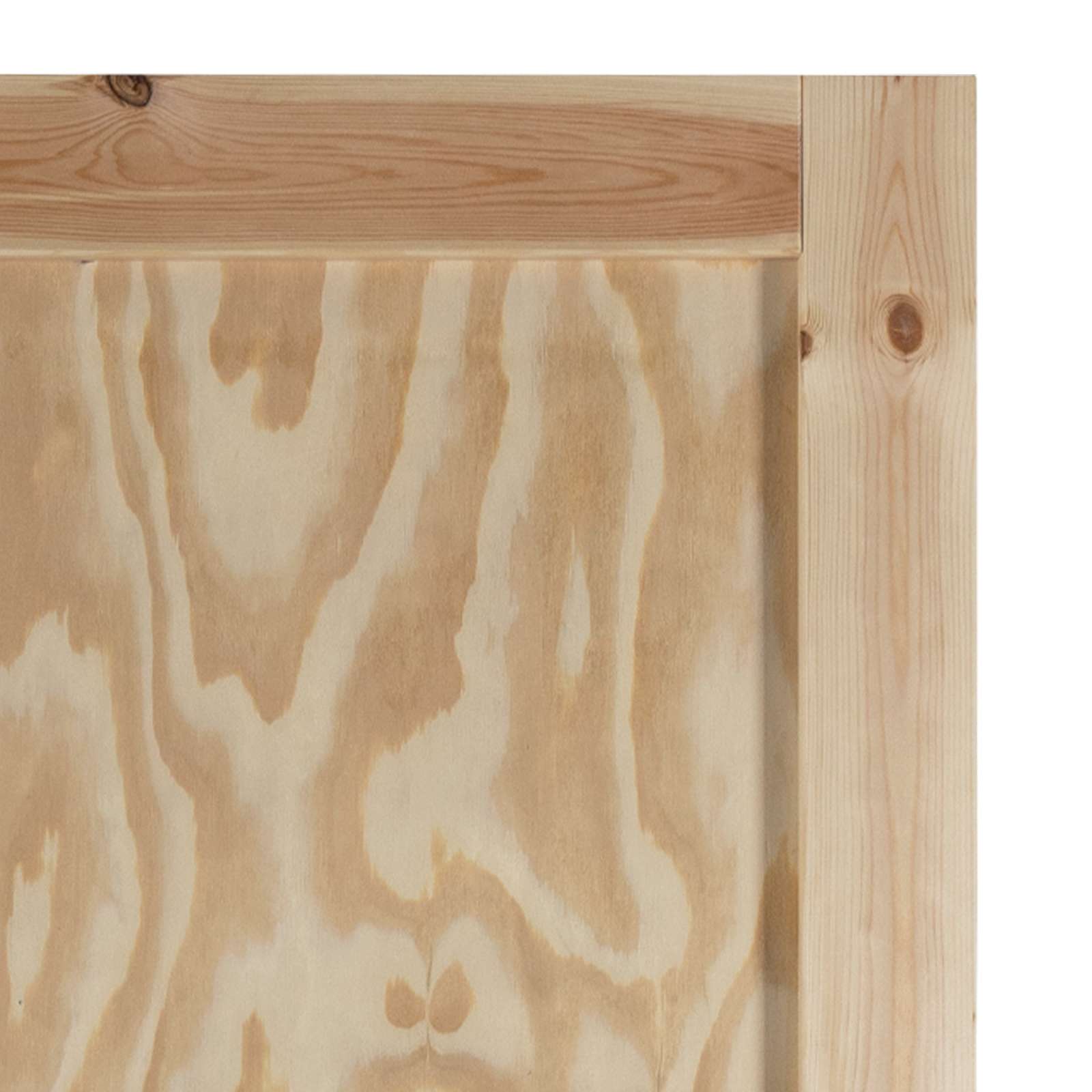 Porta Interna Scorrevole 83 x 211 cm Legno Compensato Naturale