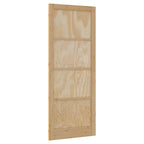 Porta Interna Scorrevole Naturale 83 x 232 cm Legno Compensato
