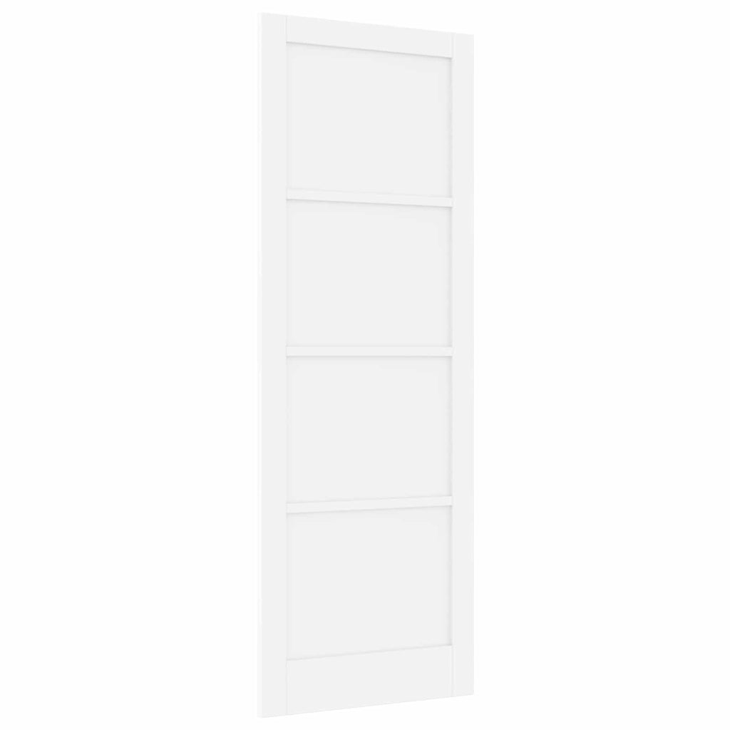 Porta Interna Scorrevole Bianca 83 x 232 cm Legno Compensato