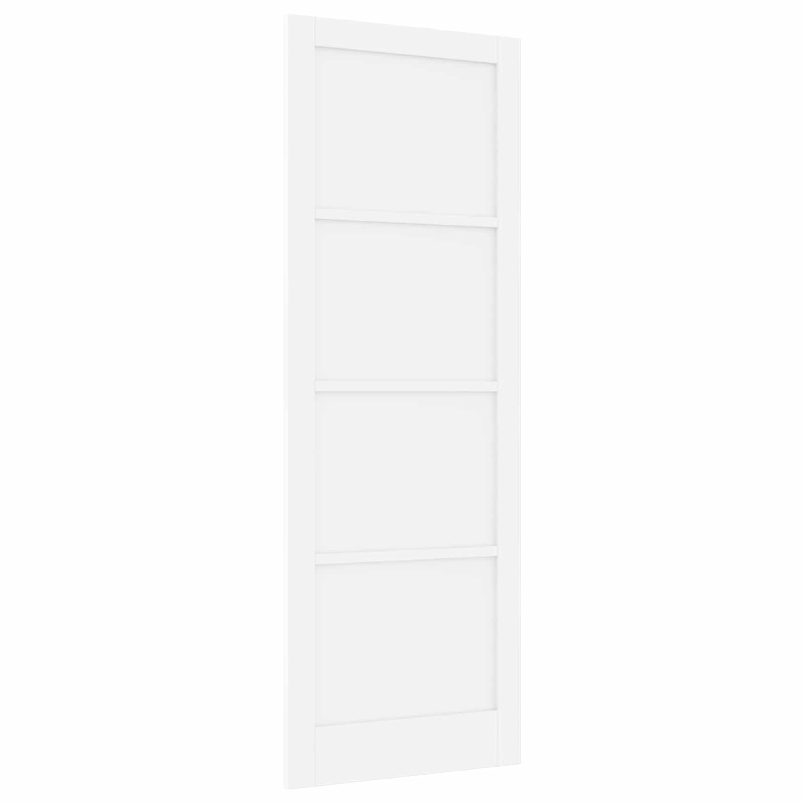 Porta Interna Scorrevole Bianca 83 x 232 cm Legno Compensato