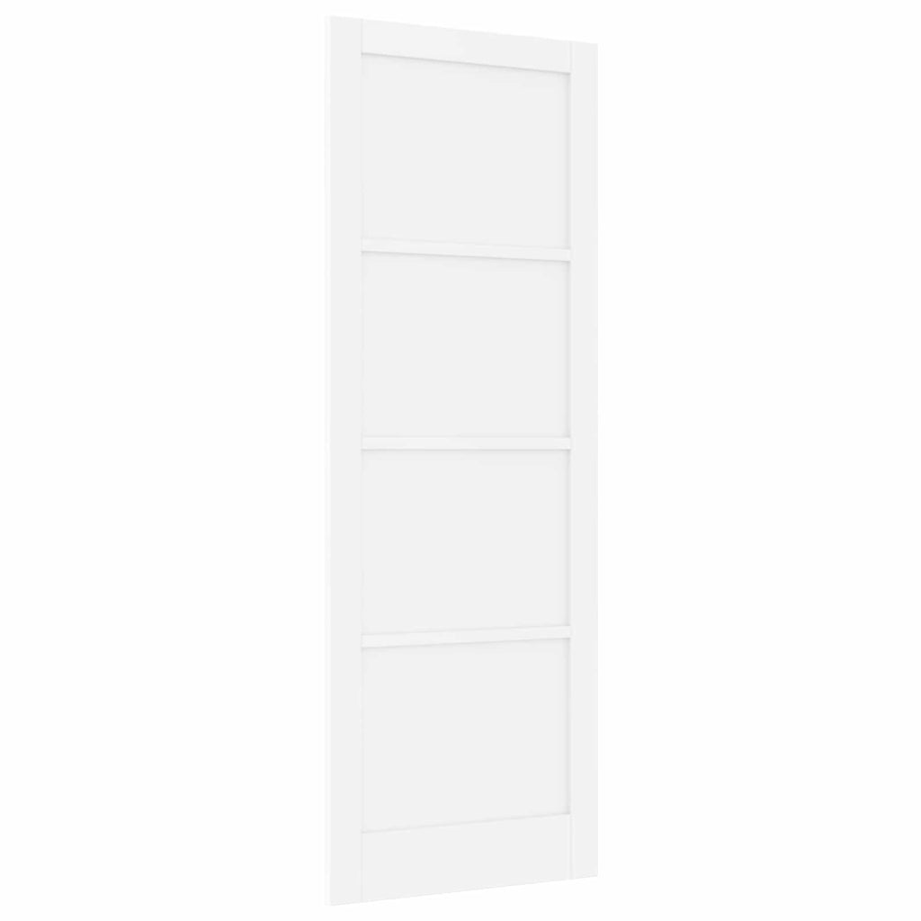 Porta Interna Scorrevole Bianca 83 x 232 cm Legno Compensato